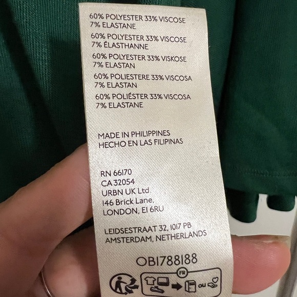 Mauve flowy top with bell sleeve 3/4. - Picture 4 of 4